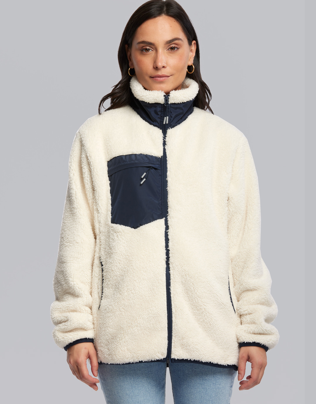 Blouson Sherpa Femme personnalisé Paynelia