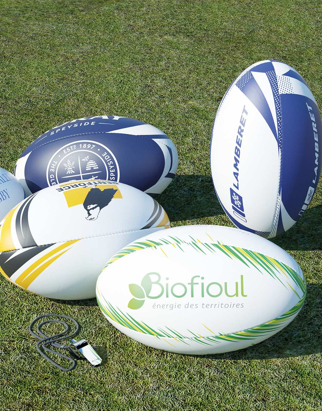 PREMIUM Rugby cousu-machine imp. BATEAU