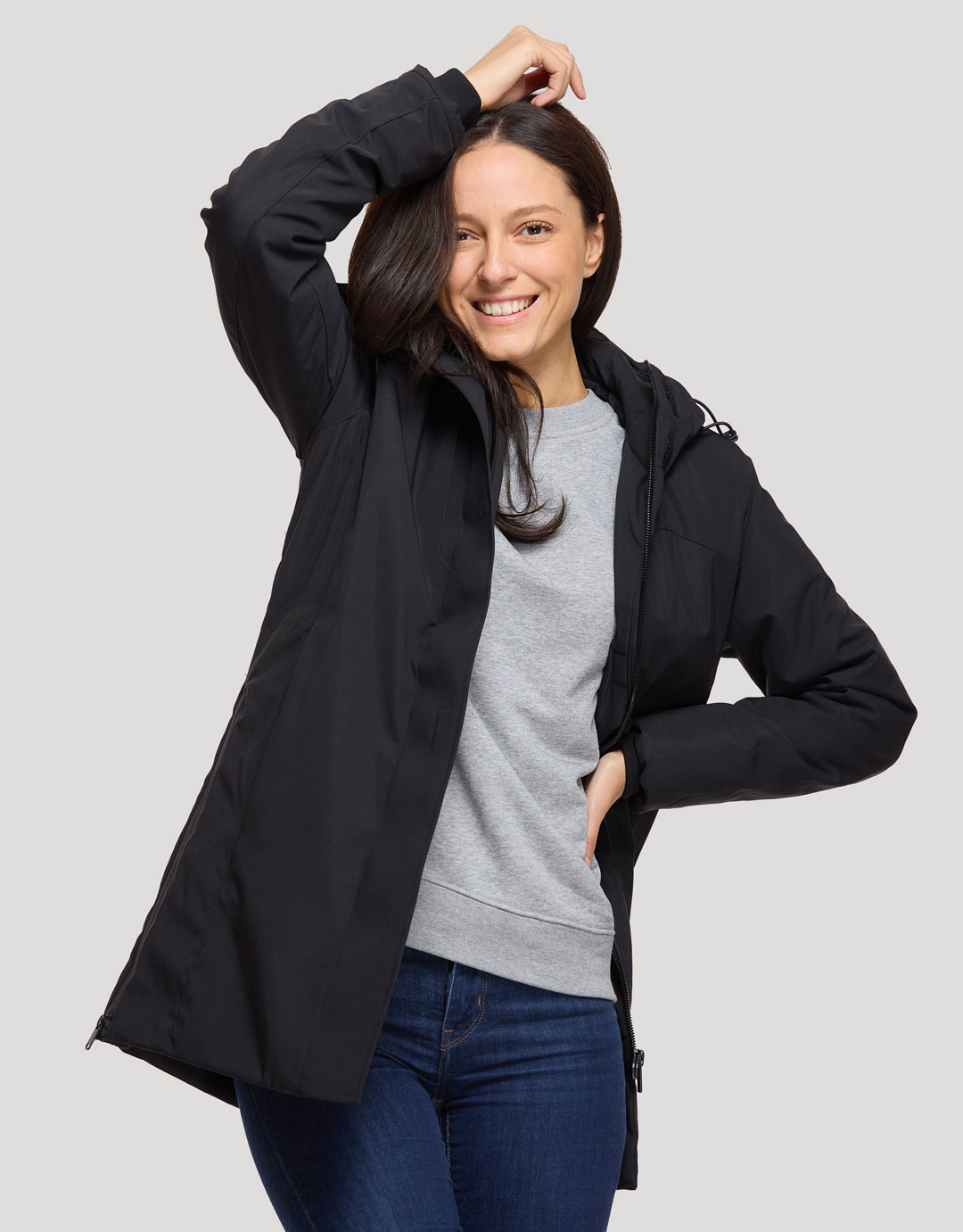 Parka longue imperméable Femme