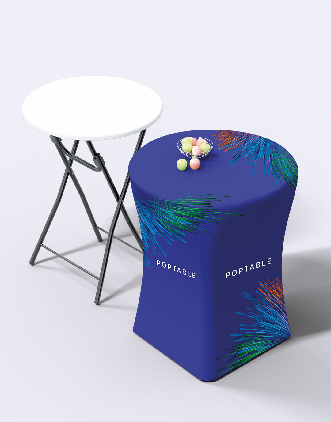 Table haute pliante 80dia*110 Hauteur