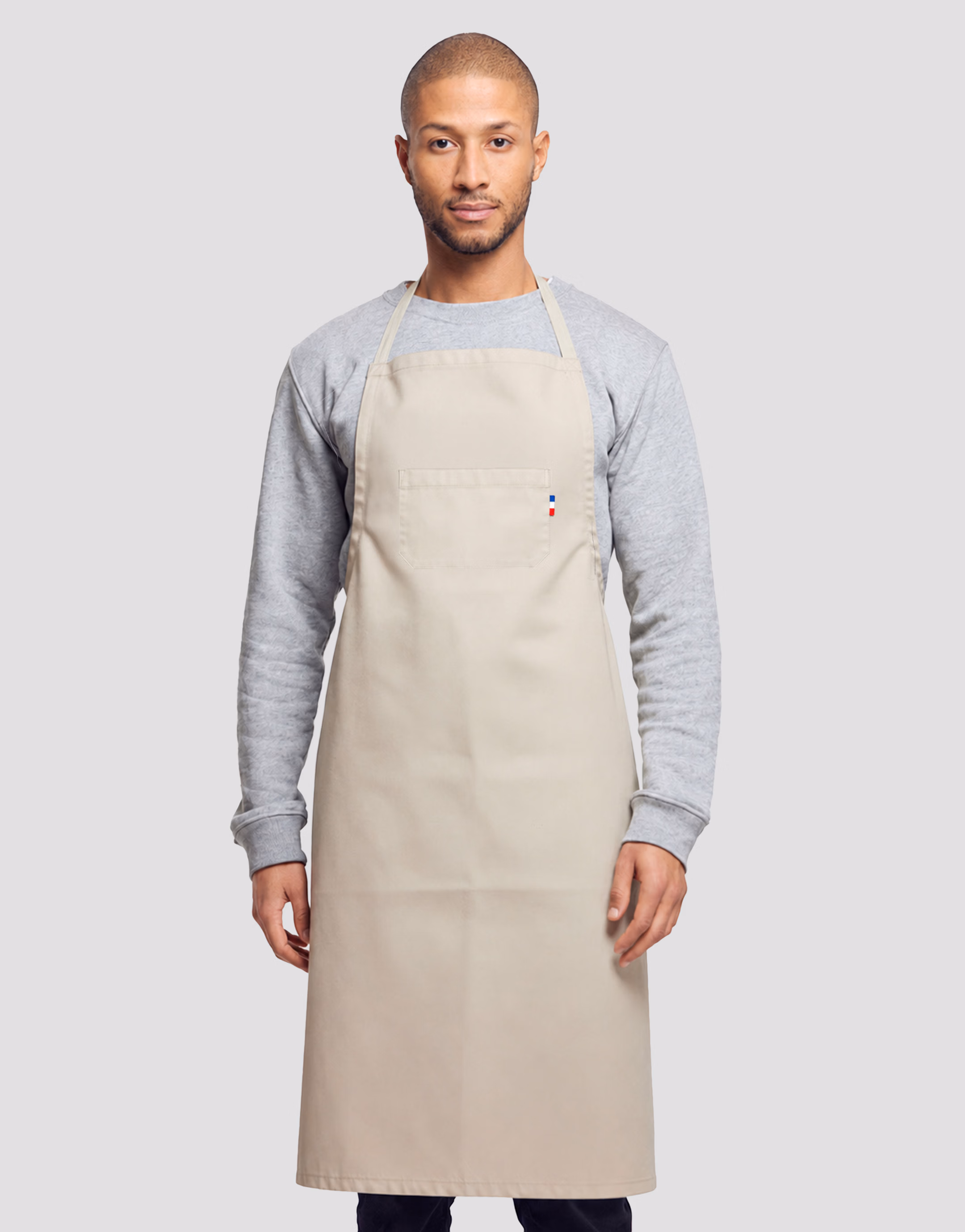Escoffier · Tablier unisexe coton bio coloris Écru